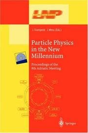 Tapa de Particle physics in the new millennium