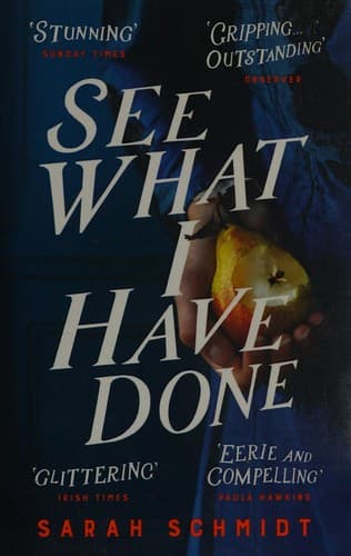 Tapa de See what I have done