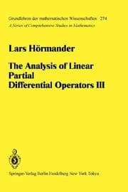 Tapa de The Analysis of Linear Partial Differential Operators III
