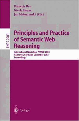 Tapa de Principles and practice of Semantic Web reasoning