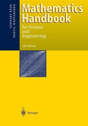 Tapa de Mathematics handbook for science and engineering
