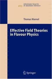 Tapa de Effective field theories in flavour physics