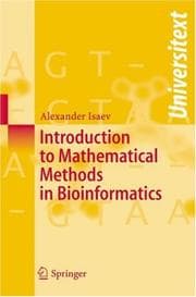 Tapa de Introduction to Mathematical Methods in Bioinformatics (Universitext)