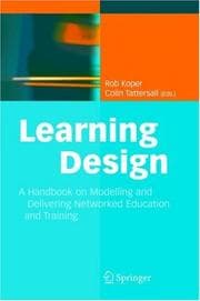 Tapa de Learning design
