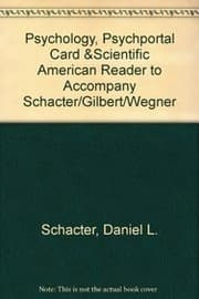 Tapa de Psychology, PsychPortal Card &Scientific American Reader to Accompany Schacter/Gilbert/Wegner