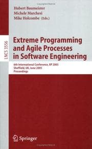 Tapa de Extreme Programming and Agile Processes in Software Engineering (vol. # 3556)