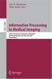 Tapa de Information Processing in Medical Imaging