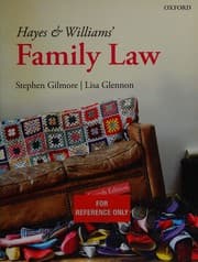 Tapa de Hayes and Williams' family law