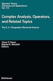 Tapa de "Complex Analysis, Operators, and Related Topics"