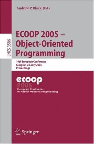 Tapa de ECOOP 2005 - Object-Oriented Programming