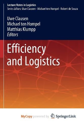Tapa de Efficiency and Logistics