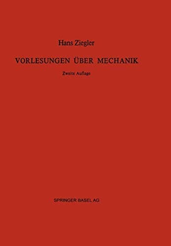 Tapa de Vorlesungen über Mechanik