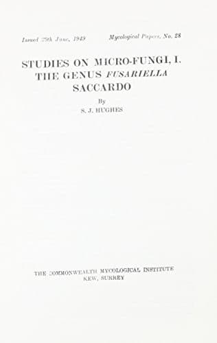 Tapa de Studies on Microfungi