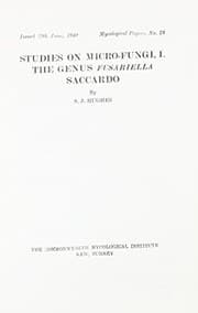 Tapa de Studies on Microfungi