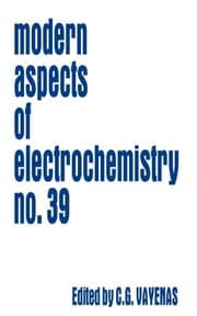 Tapa de Modern Aspects of Electrochemistry 39