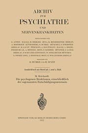 Tapa de Die psychogenen Reaktionen, einschließlich der sogenannten Entschädigungsneurosen