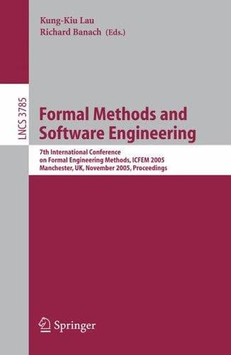 Tapa de Formal Methods and Software Engineering (vol. # 3785)