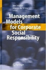 Tapa de Management models for corporate social responsibility