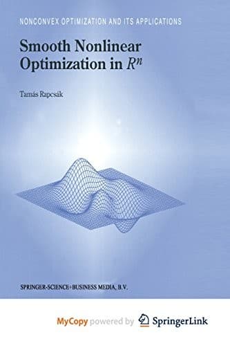 Tapa de Smooth Nonlinear Optimization in Rn