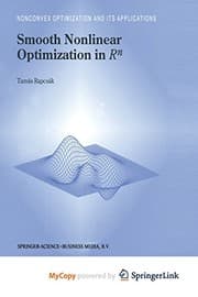 Tapa de Smooth Nonlinear Optimization in Rn