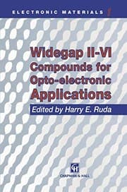Tapa de Widegap Ii-Vi Compounds for Opto-electronic Applications