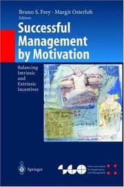Tapa de Successful management by motivation