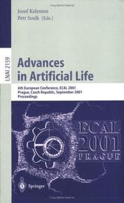 Tapa de Advances in artificial life