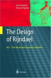 Tapa de The design of Rijndael
