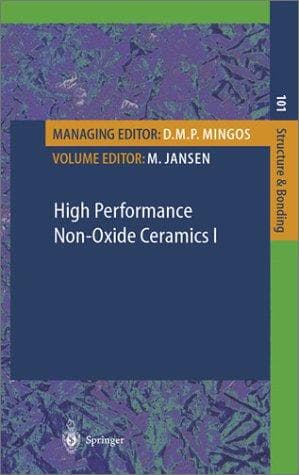 Tapa de High Performance Non-Oxide Ceramics I (Structure and Bonding)