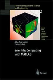 Tapa de Scientific computing with MATLAB