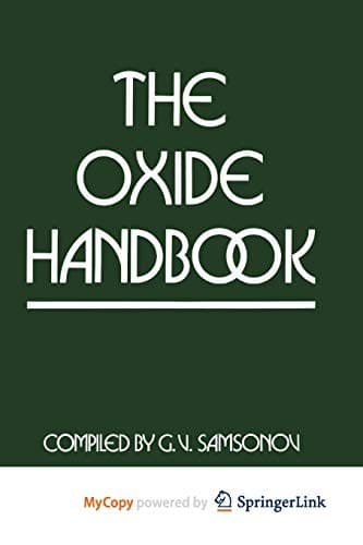 Tapa de The Oxide Handbook