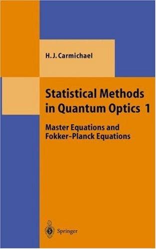 Tapa de Statistical methods in quantum optics