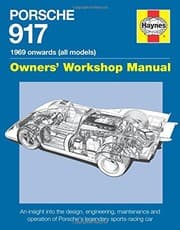 Tapa de Porsche 917 Owners' Workshop Manual 1969 onwards