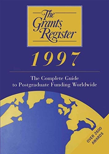 Tapa de The Grants Register 1997
