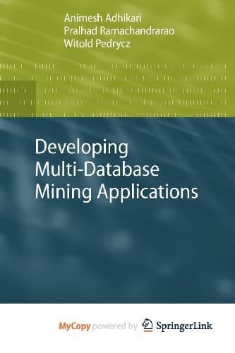 Tapa de Developing Multi-Database Mining Applications
