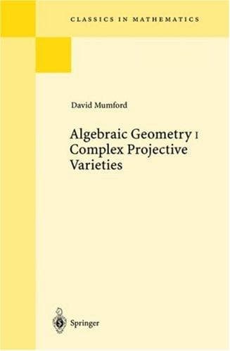 Tapa de Algebraic geometry I