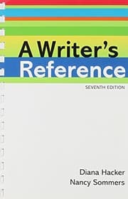 Tapa de Writer's Reference 7e & CompClass & Reading Critically, Writing Well 9e