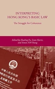 Tapa de Interpreting Hong Kong's Basic Law
