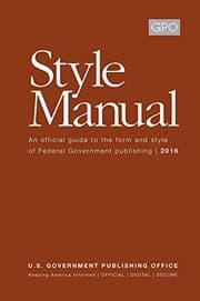Tapa de GPO Style Manual