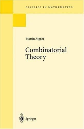 Tapa de Combinatorial theory