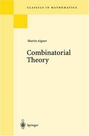 Tapa de Combinatorial theory