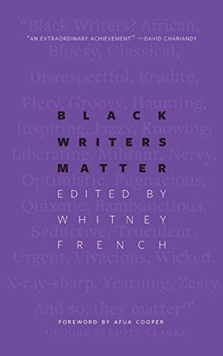 Tapa de Black Writers Matter
