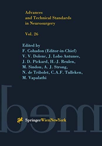 Tapa de Advances and Technical Standards in Neurosurgery