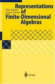 Tapa de Representations of finite-dimensional algebras