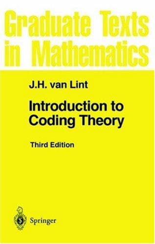Tapa de Introduction to coding theory