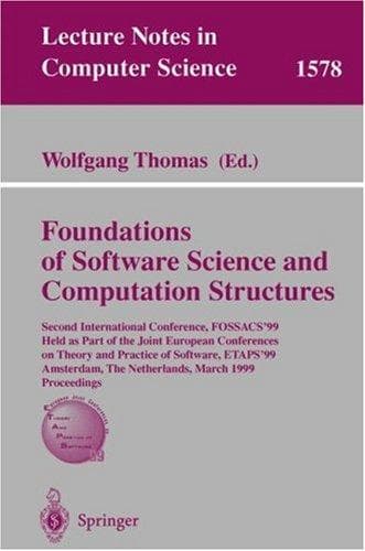Tapa de Foundations of Software Science and Computation Structures