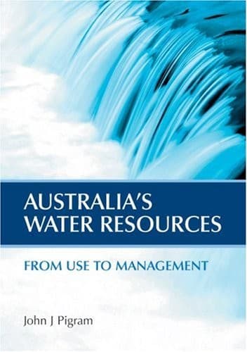 Tapa de Australia's Water Resources