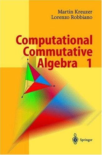 Tapa de Computational commutative algebra 1