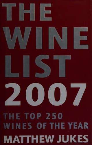 Tapa de The wine list 2007