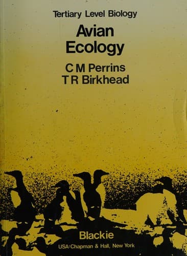 Tapa de Avian ecology